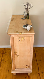 Boho Style Dresser ~ with iridescent honeycomb & tiny bee accents