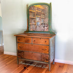 Farmhouse Dressing Table ~ antique dresser with original locks & skeleton key