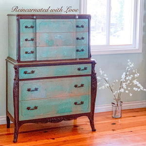 Green Boho Dresser ~ painted furniture | Reincarnated with Love Reincarnated with Love Green Boho Dresser ~ painted furniture | Reincarnated with Love Reincarnated with Love