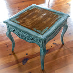 Shabby Chic Side Table ~ French country style table in distressed white
