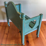 Shabby Chic Farmhouse Bench ~ with secret cubby
