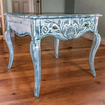 Shabby Chic Side Table ~ French country style table in distressed white