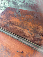 Farmhouse Dressing Table ~ antique dresser with original locks & skeleton key