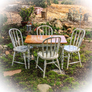 Vintage, Kid's Table & Chair Set