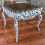 Shabby Chic Side Table ~ French country style table in distressed white