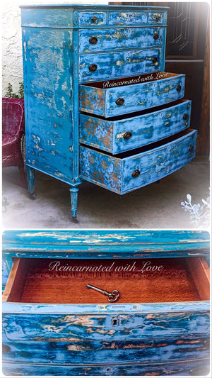 Large French Country Dresser ~ solid tiger oak antique dresser done in Reincarnated with Love Large French Country Dresser ~ solid tiger oak antique dresser done in Reincarnated with Love