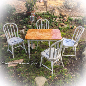 Vintage Kid's Table & Chair Set