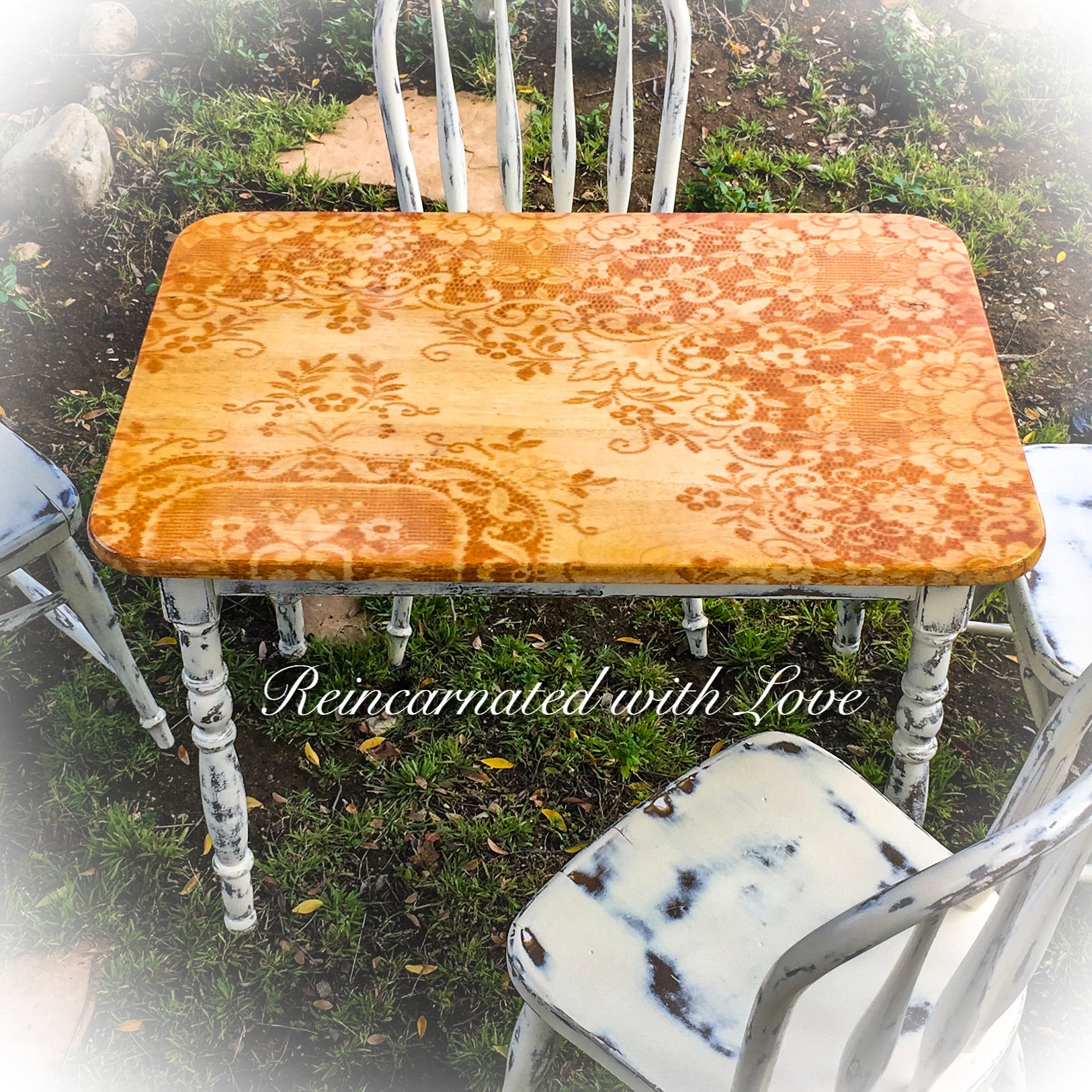 Vintage Kid's Table & Chair Set
