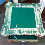 Shabby Chic End Table ~ with retro chalkboard tabletop & drawer