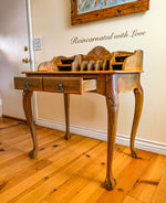 Rustic Secretary Desk ~  French country style desk in rusted iron